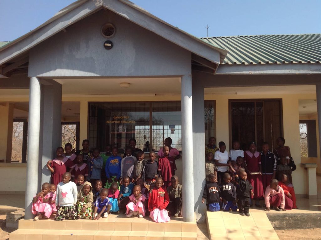 Gathering at a TOUCO orphanage in Tanzania.
