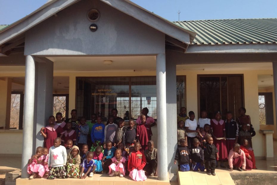 Gathering at a TOUCO orphanage in Tanzania.