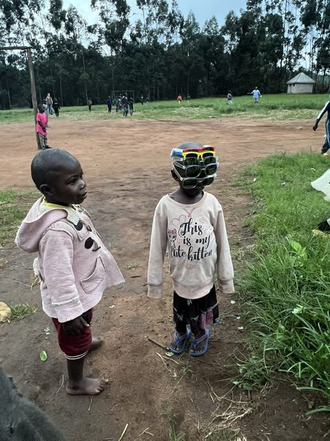 Several TOUCO children playing at the orphanage in Tanzania, Africa.