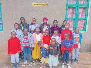 Mama Helen Gino house family with their matron